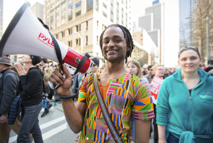 Randy Ford, 24, is an artist, dancer, choreographer, actor, activist from Seattle. “Iʼm a contemporary dancer. As you can imagine, the contemporary ballet world is very white, especially in this bubble of Seattle. Iʼm part of a collective called AU Collective that puts people of color, queer people, and women at the forefront of everything we do. We make it possible for kids to see art as accessible, to see it as a tangible life choice. I do dance residencies [at schools] to make sure the brown and black babies know that they can do what I do.”