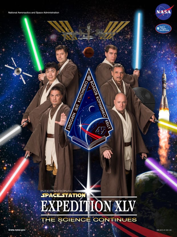 Meet the international astronaut crew of Expedition 45 to the International Space Station.