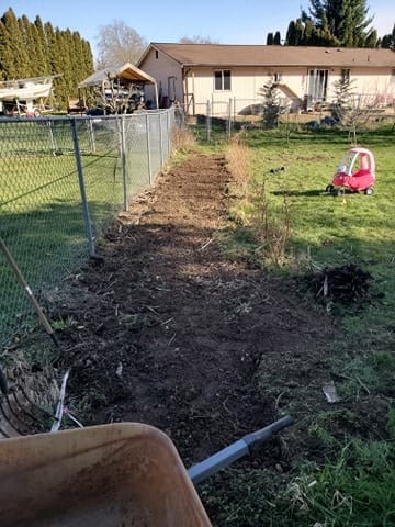 Christine Atwood-Altona's garden is ready for planting.