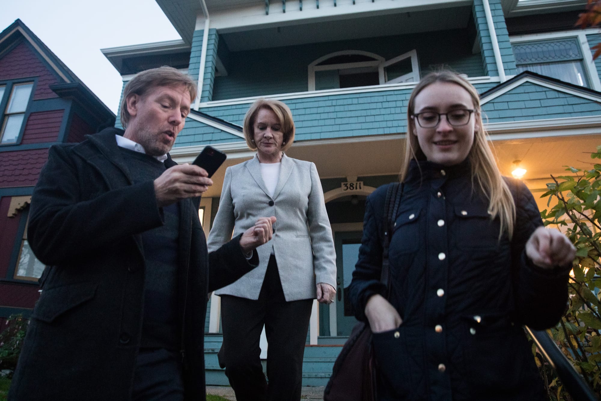 Durkan on Columbia City walk