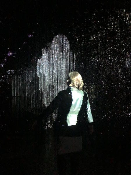 We are all made of light art installation