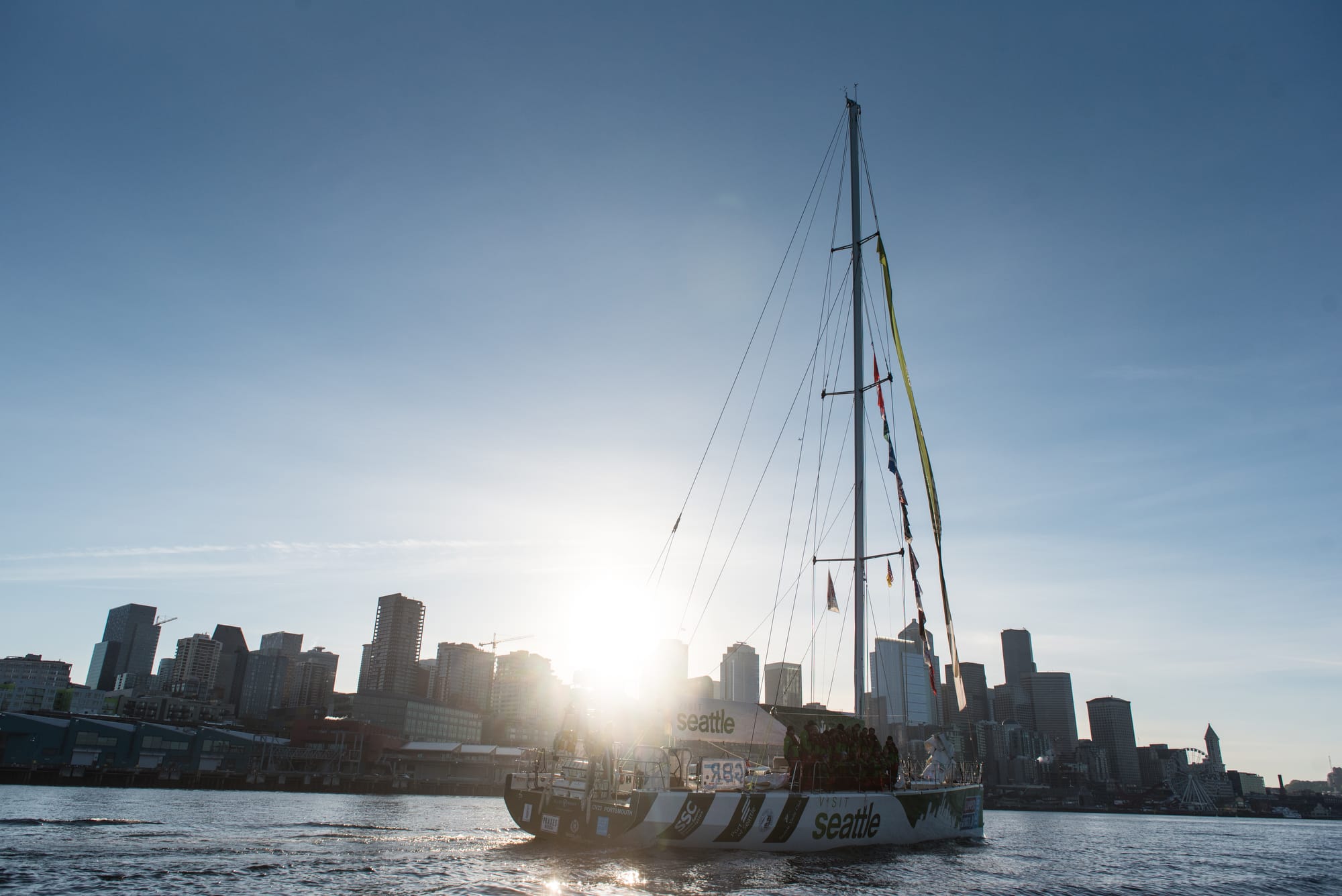The Clipper yacht VisitSeattle. Photo Credit: onEdition