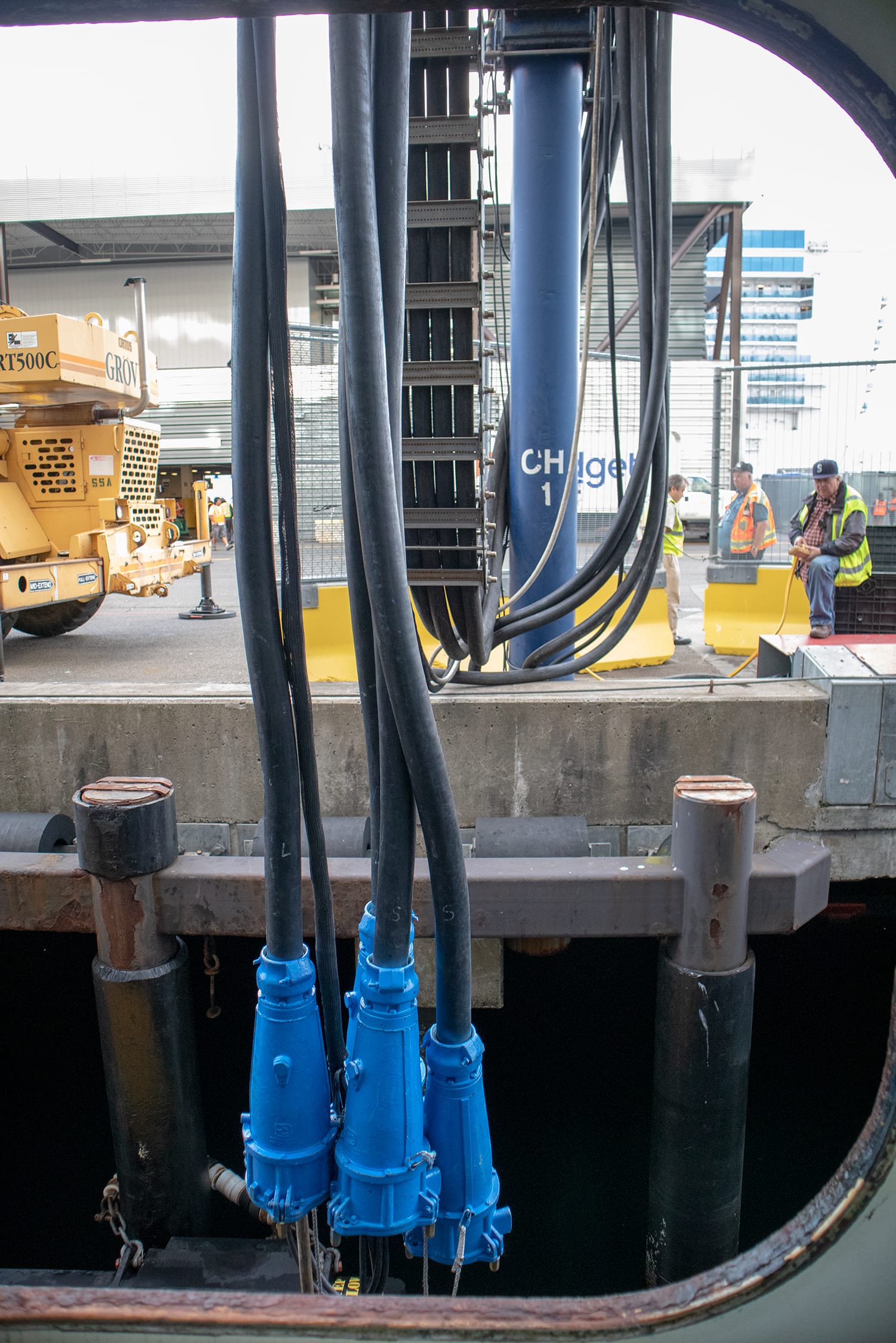 Cables that are laid underwater