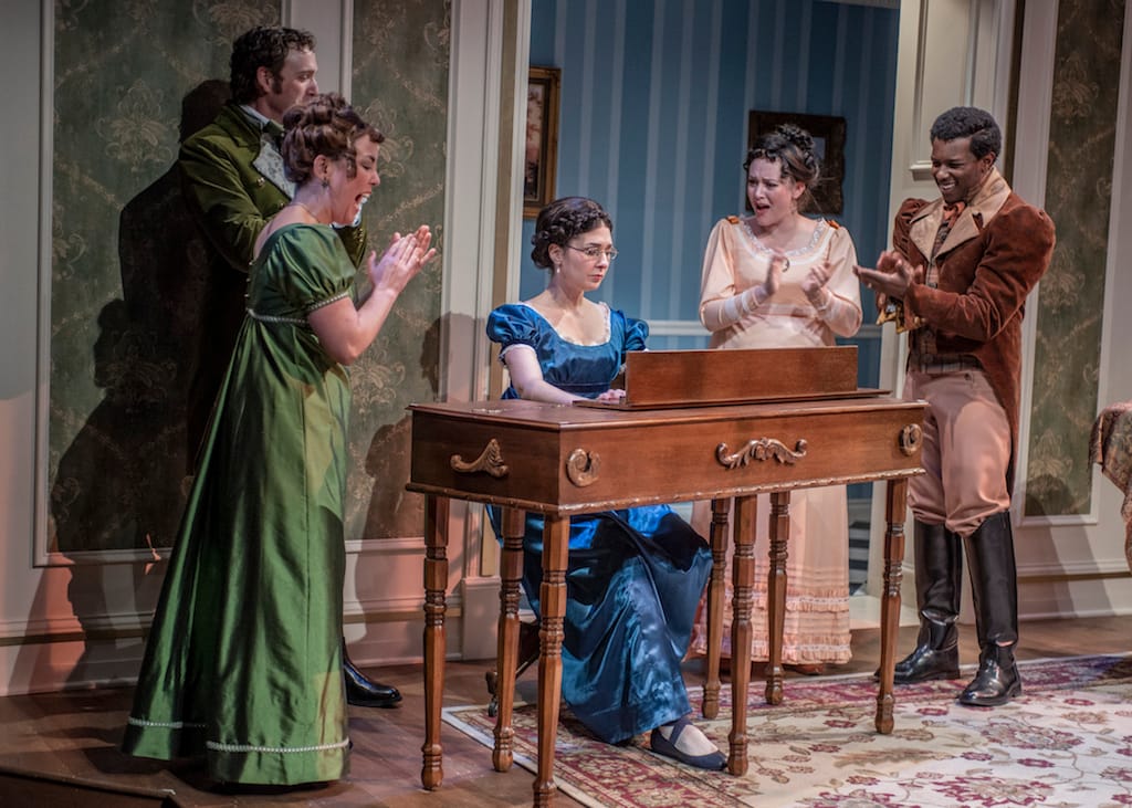 The cast of Miss Bennet: Christmas at Pemberley