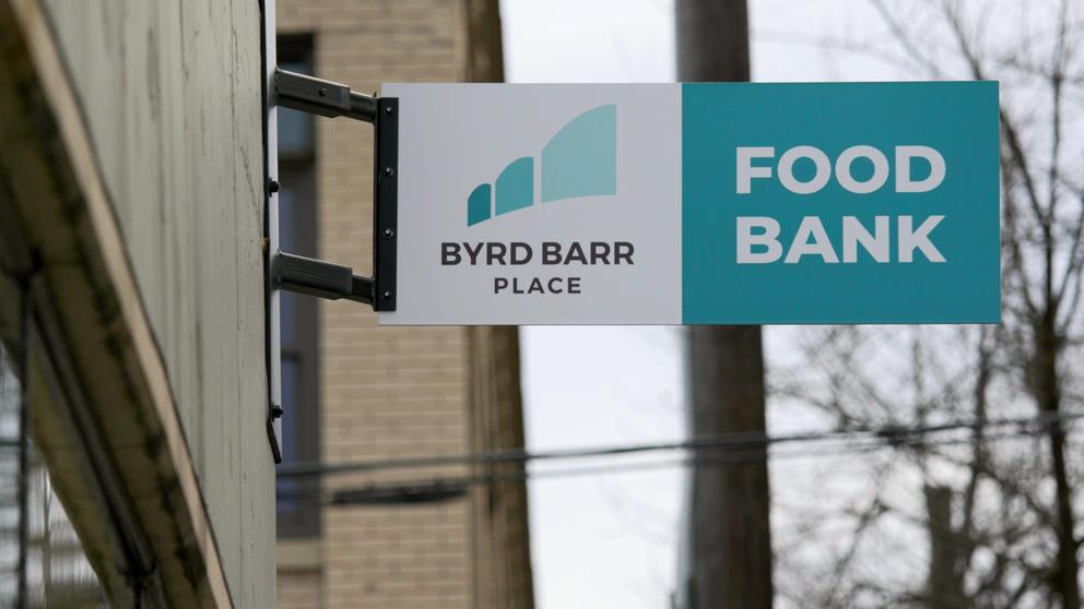 A sign for Byrd Barr Place
