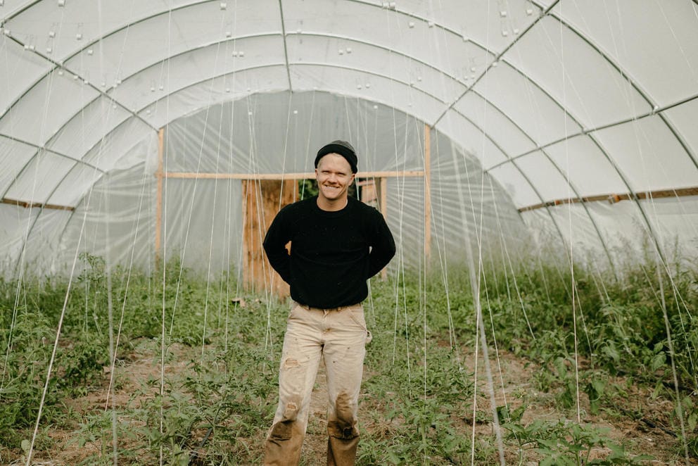 Farmer Grayson Crane