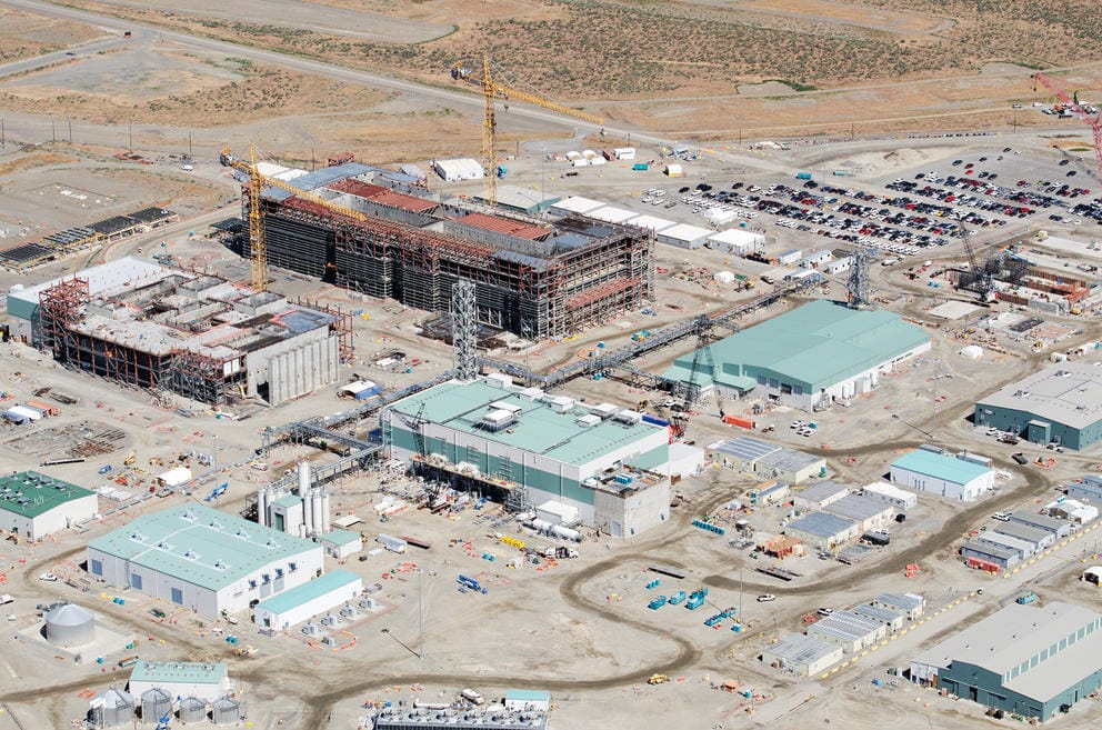 The Hanford Vit Plant covers 65 acres with four nuclear facilities in southeastern Washington.
