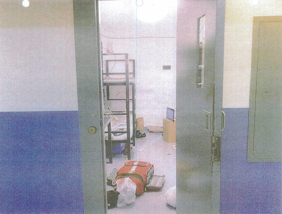 medical bag inside a cell.