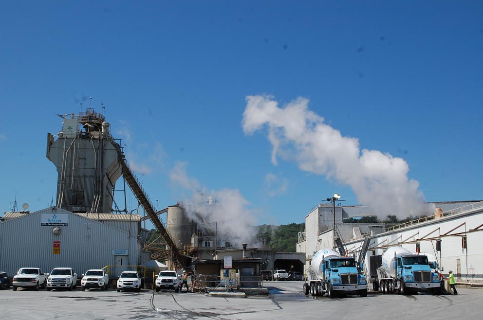 outside the Glacier Northwest cement plant