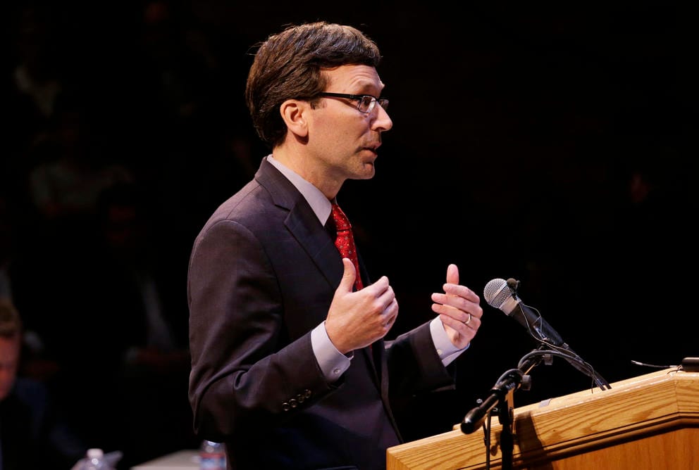 Bob Ferguson speaks at Washington Supreme Court hearing