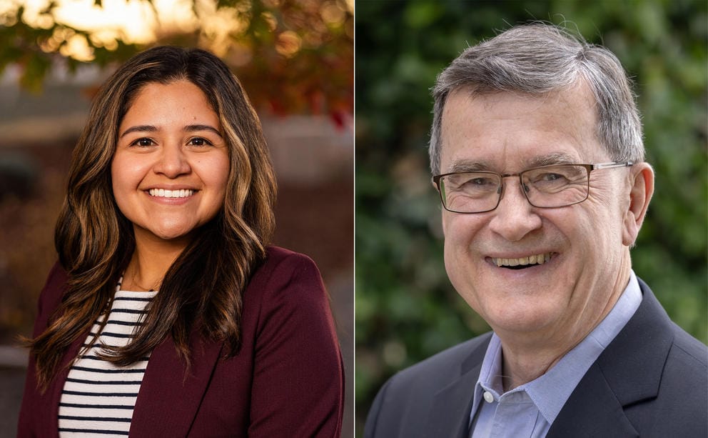María Beltrán y Curtis King, candidatos al Senado del Distrito 14.