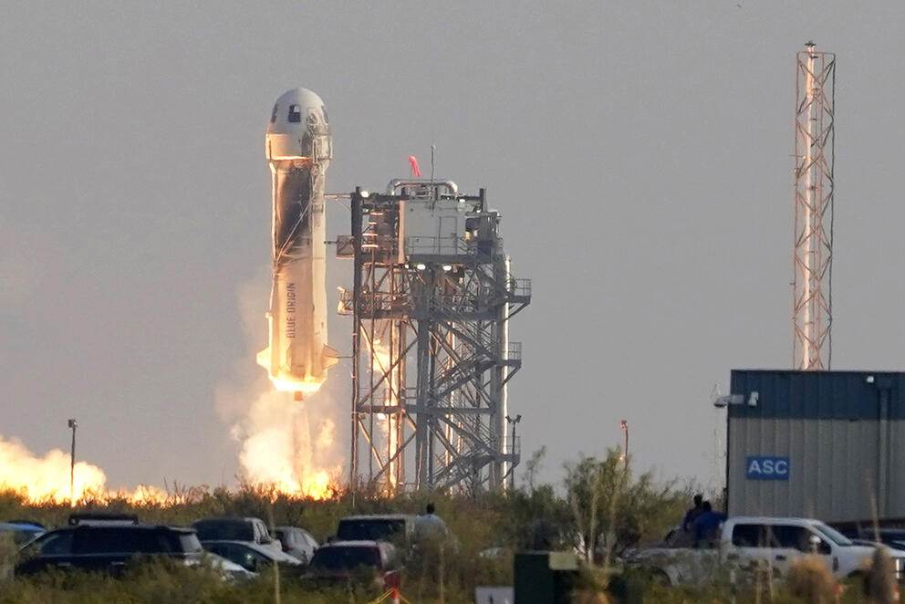 A rocket launch