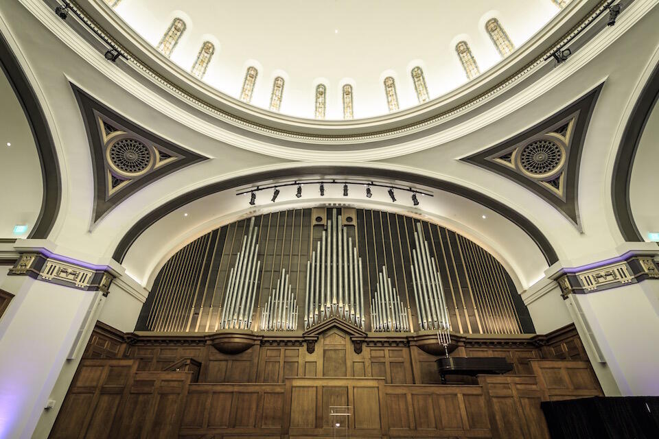 The old organ pipes