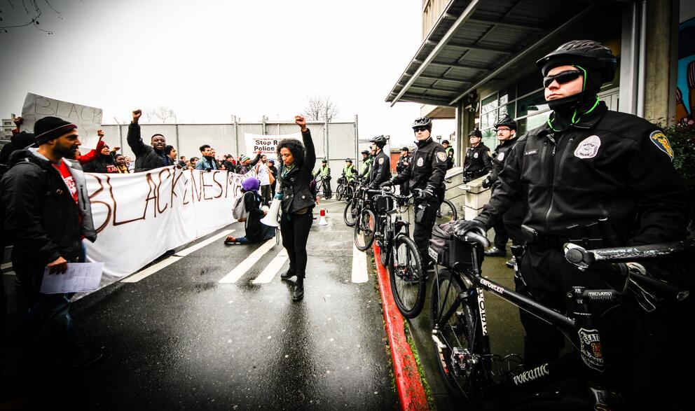 police protest black lives race