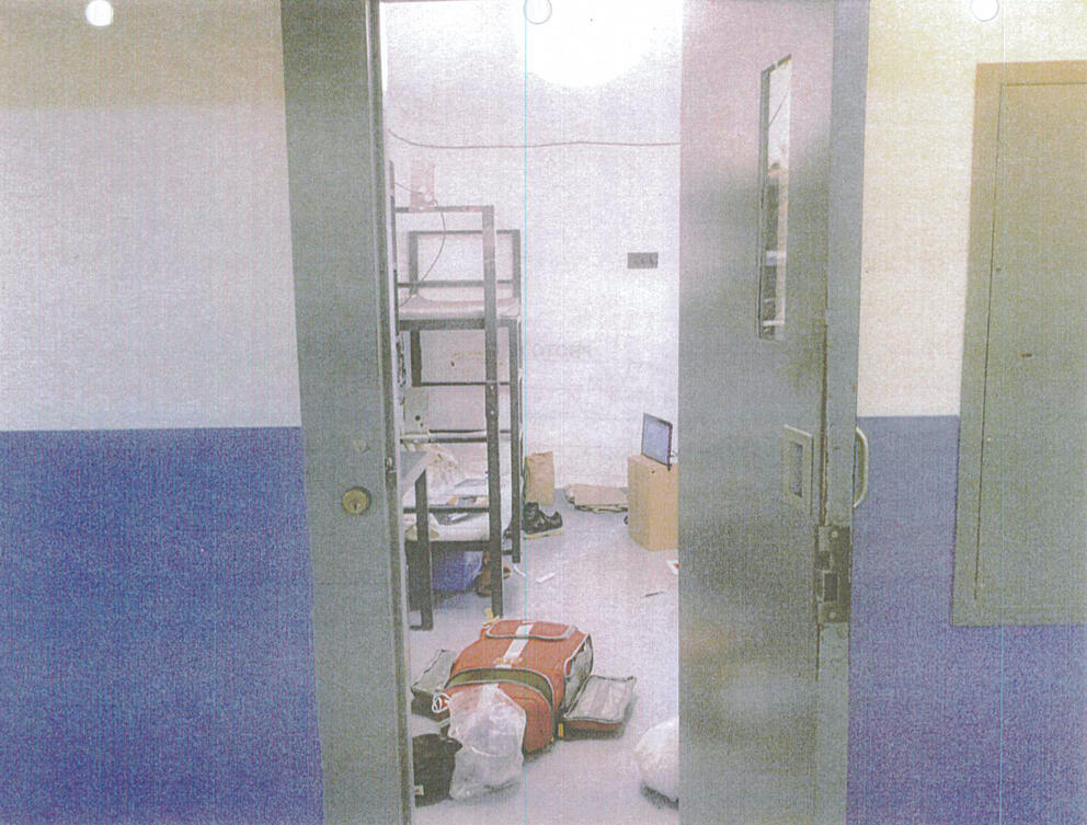 medical bag inside a cell.