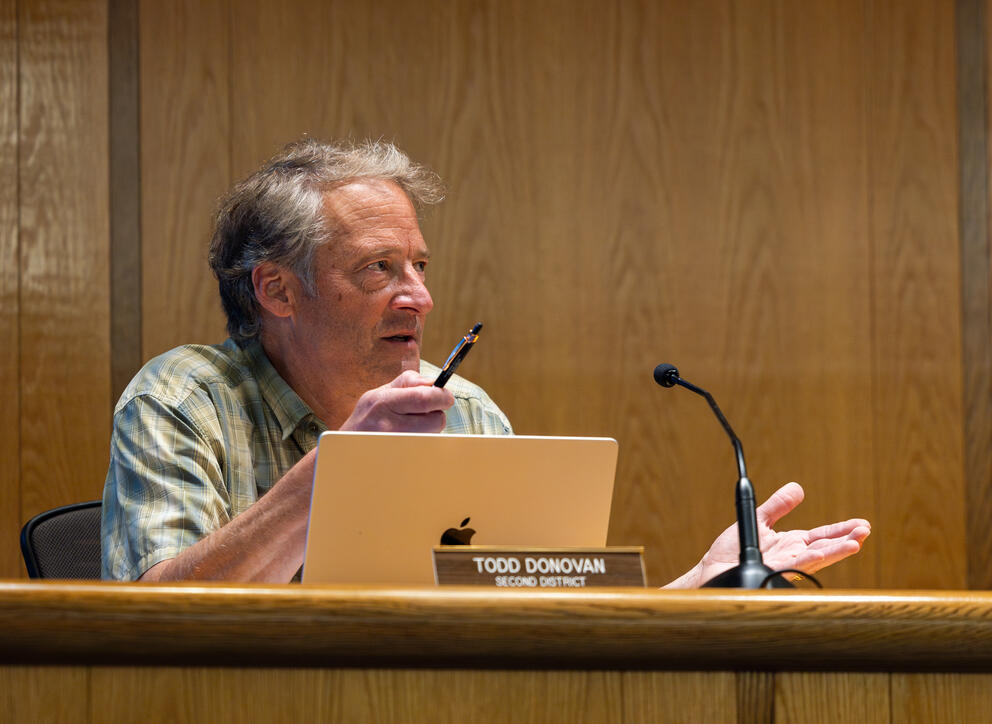 Whatcom County Council member Todd Donovan