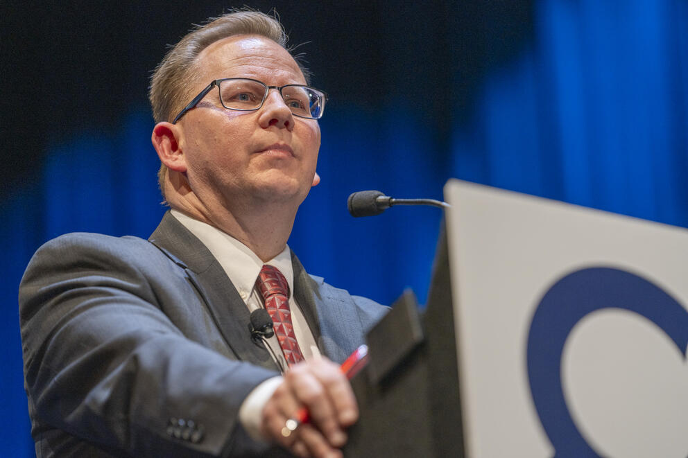 Incumbent Chris Reykdal