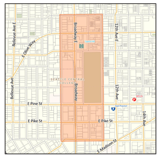 map of capitol hill soda zone