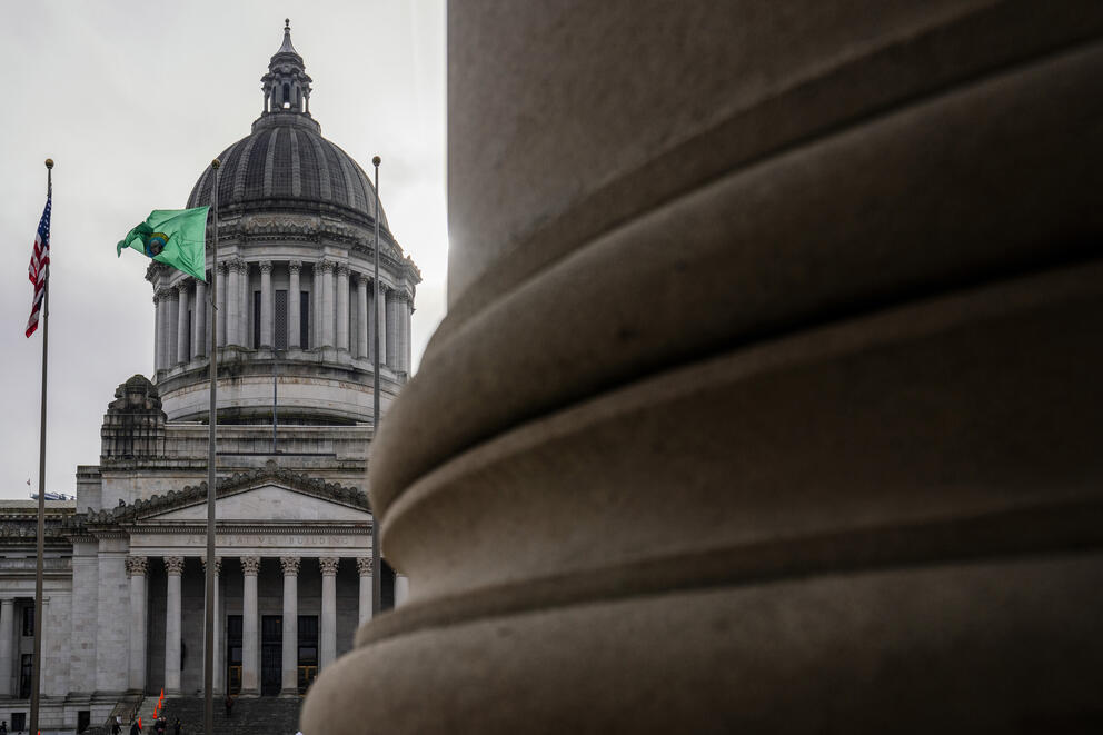 The Washington State Capitol dome
